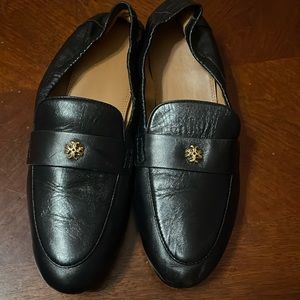 Tory Burch black ballet loafers 9.5